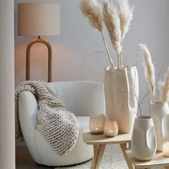 Light en Living Lampenkap cilinder 50-50-38 cm LIVIGNO naturel