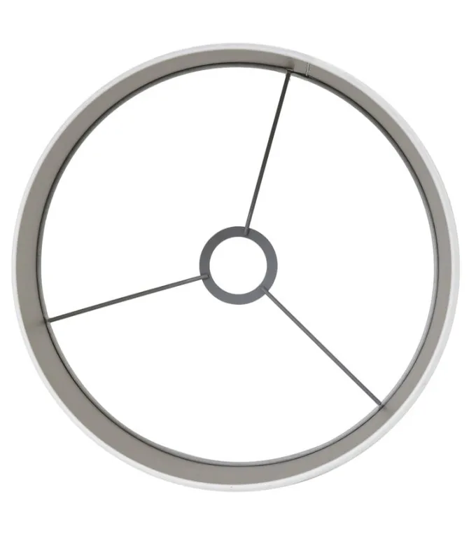 Light en Living Lampenkap cilinder SAVERNA eiwit Ø40 cm