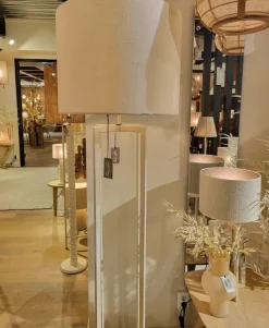Light en Living Lampenkap cilinder 50-50-38 cm LIVIGNO eiwit