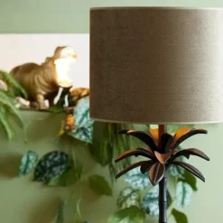 Light en Living Lampenkap cilinder VANDY olive - 2 maten