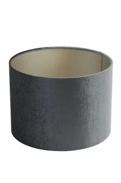 Light en Living Lampenkap cilinder 20-20-18 cm LUBIS grijs
