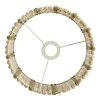 Light en Living Lampenkap 31-31-41,5 cm SIMBELIN crème + olijfgroen