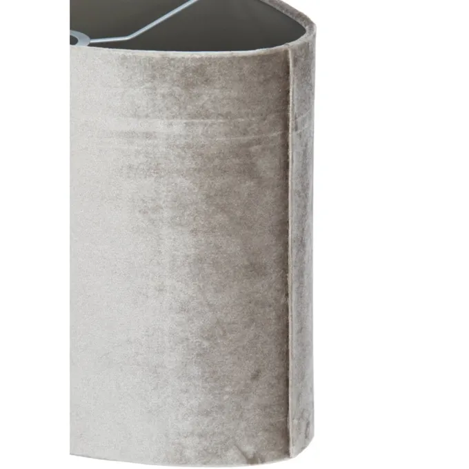 Light en Living Lampenkap ovaal recht smal 38-17,5-19 cm PALATA taupe