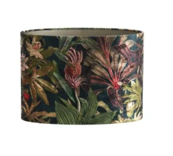 Light en Living Lampenkap ovaal recht smal 45-21-32 cm PASSION glans groen