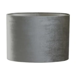Light en Living Lampenkap ovaal recht smal ZINC taupe - diverse afmetingen