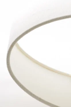 Light en Living Lampenkap ovaal recht smal 58-24-32 cm LIVIGNO eiwit