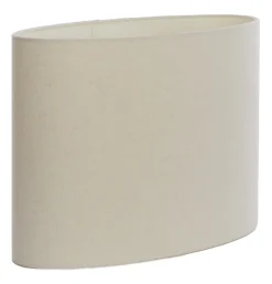 Light en Living Lampenkap ovaal recht smal 58-24-32 cm LIVIGNO eiwit