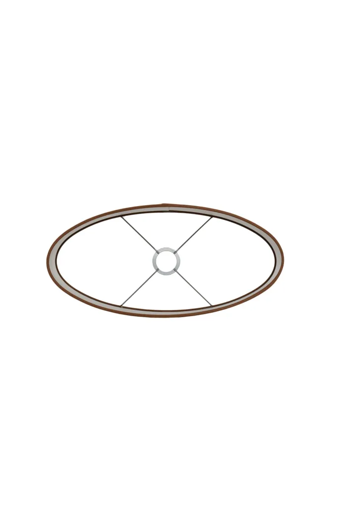 Light en Living Lampenkap PENNY - 38x18x28cm - Bruin