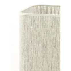 Light en Living Lampenkap vierkant rond hoog 25-25-30 cm BRESKA parel wit