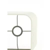 Light en Living Lampenkap vierkant rond hoog 20-20-26 cm BRESKA parel wit
