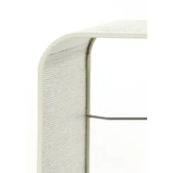 Light en Living Lampenkap vierkant rond hoog 20-20-26 cm BRESKA parel wit