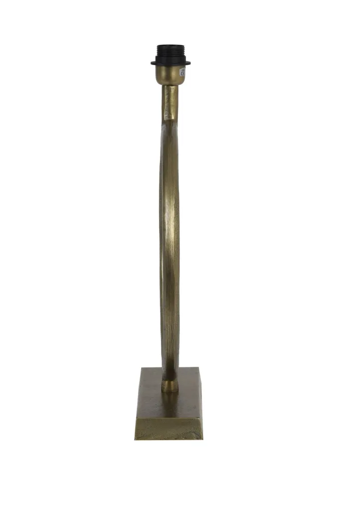 Light en Living Lampvoet LIVU ruw antiek brons - 40x12,5x52 cm