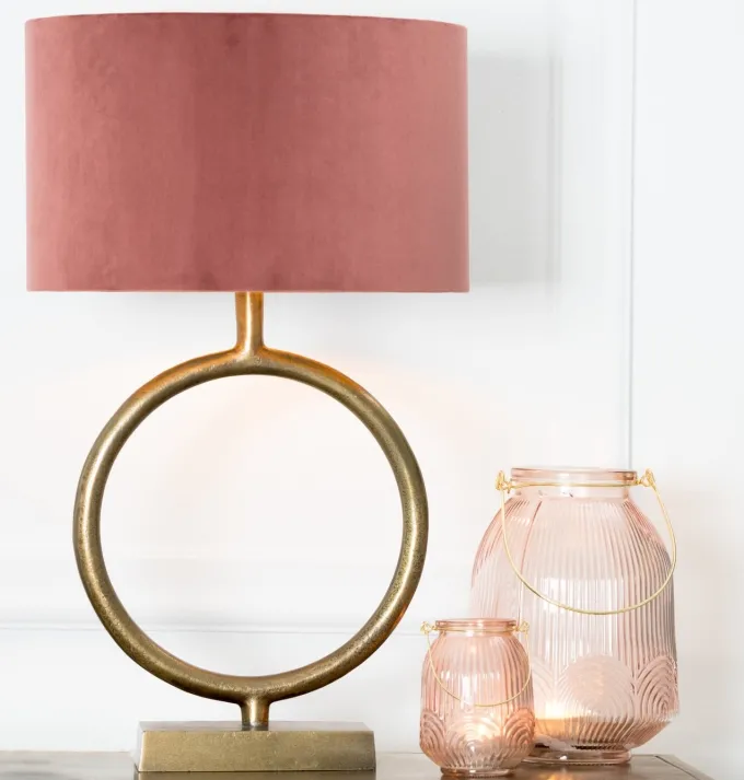 Light en Living Lampvoet LIVU ruw antiek brons - 40x12,5x52 cm