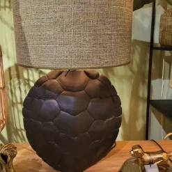 Light en Living Lampvoet TURTLE mat zwart 54,5 cm hoog