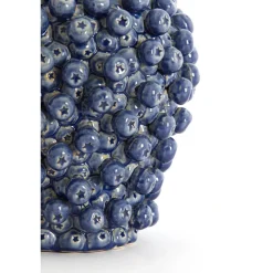 Light en Living Lampvoet Ø31,5x35 cm BERRIES keramiek donker blauw