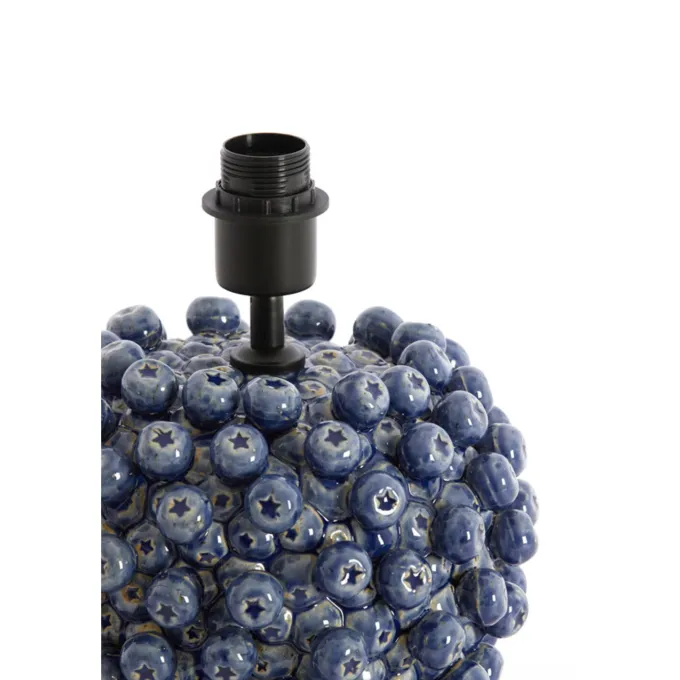 Light en Living Lampvoet Ø25,5x27 cm BERRIES keramiek donker blauw