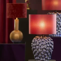 Light en Living Lampvoet Ø25,5x27 cm BERRIES keramiek donker blauw