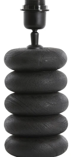 Light en Living Lampvoet Ø12x21 cm BUDONGO hout zwart