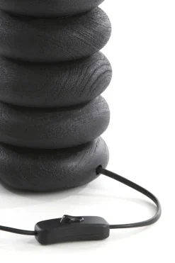 Light en Living Lampvoet Ø12x21 cm BUDONGO hout zwart
