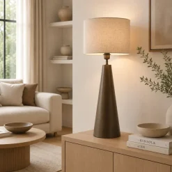 Light en Living Lampvoet Ø16x46 cm BELODI mat bruin-brons