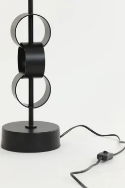 Light en Living Lampvoet Ø15x42 cm CIRCULUM mat zwart van Light & Living