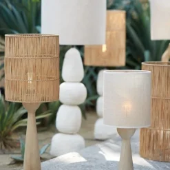 Light en Living Lampvoet Ø9x40 cm FESTINA hout mat naturel