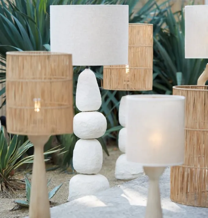 Light en Living Lampvoet Ø9x40 cm FESTINA hout mat naturel