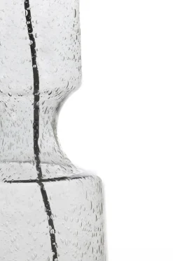 Light en Living Lampvoet Ø15x51 cm LABIN glas smoke+zwart