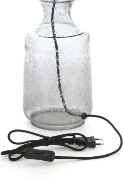 Light en Living Lampvoet Ø15x51 cm LABIN glas smoke+zwart