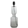 Light en Living Lampvoet Ø12,5x39 cm LABIN glas smoke+zwart