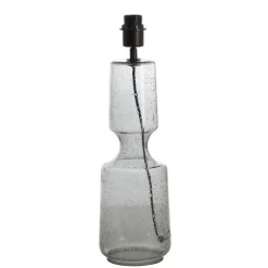 Light en Living Lampvoet Ø12,5x39 cm LABIN glas smoke+zwart