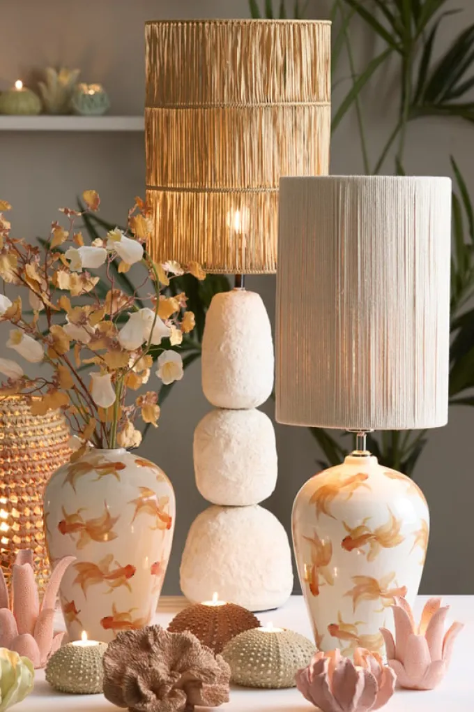 Light en Living Lampvoet Ø22x52 cm MARREE crème