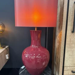 Light en Living Lampvoet Ø33x51 cm NANA glans rood