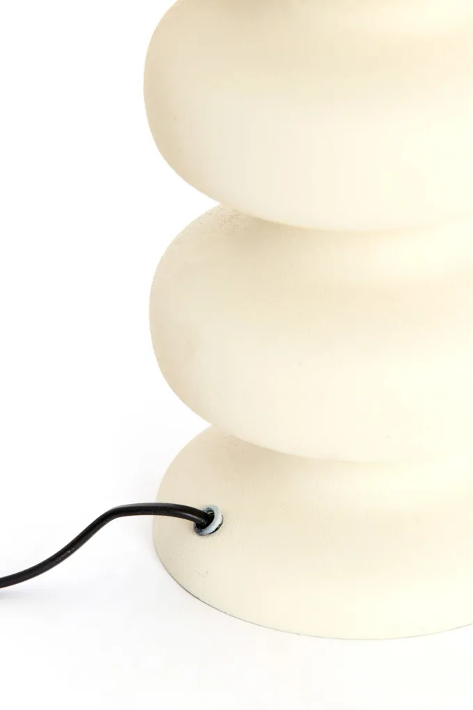 Light en Living Lampvoet Ø15x24 cm SOROCA mat crème