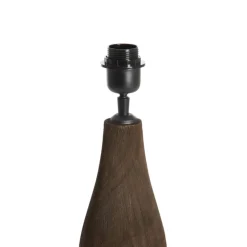 Light en Living Lampvoet Ø13x32 cm TRAPINO hout mat donker bruin