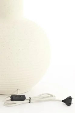 Light en Living Lampvoet Ø28,5x52 cm ULLOA keramiek mat creme