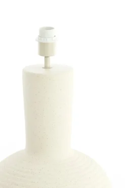 Light en Living Lampvoet Ø34x62 cm ULLOA keramiek mat crème