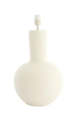Light en Living Lampvoet Ø34x62 cm ULLOA keramiek mat crème