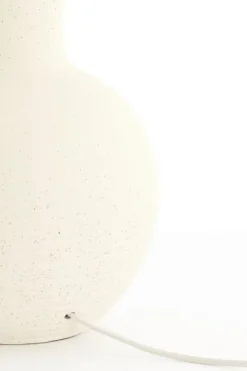 Light en Living Lampvoet Ø34x62 cm ULLOA keramiek mat crème
