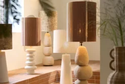 Light en Living Lampvoet Ø18x43 cm YELOS mat crème