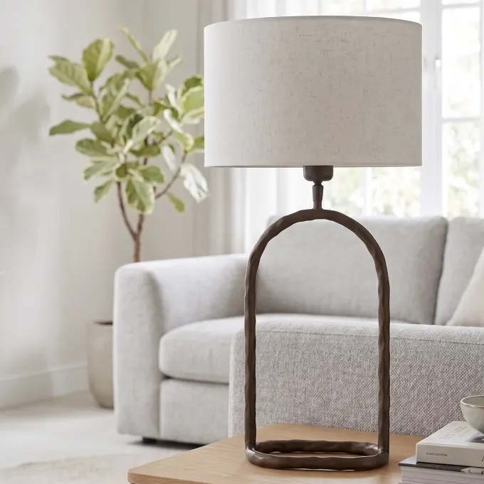 Light en Living Lampvoet 20,5x12,5x39 cm ELIORA mat bruin-brons