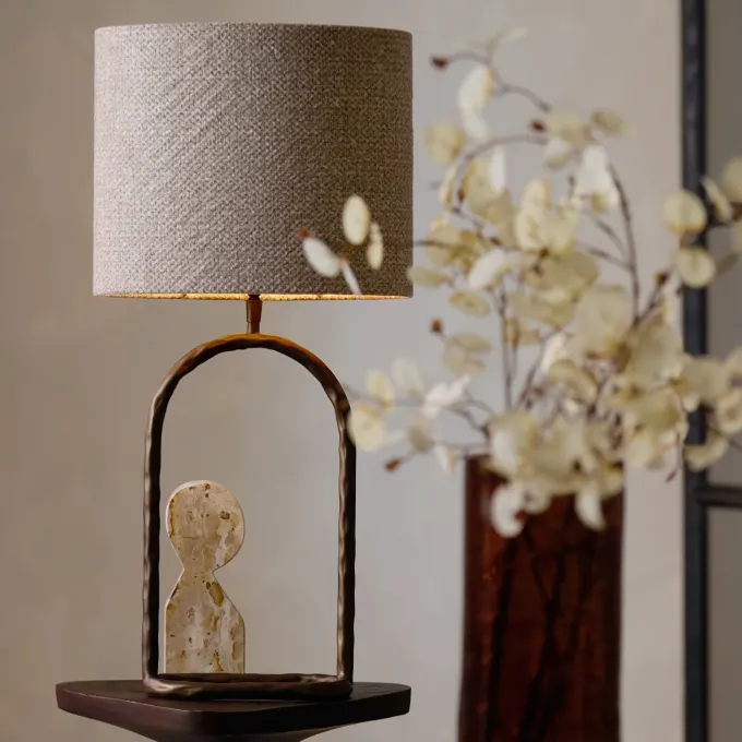 Light en Living Lampvoet 20,5x12,5x39 cm ELIORA mat bruin-brons