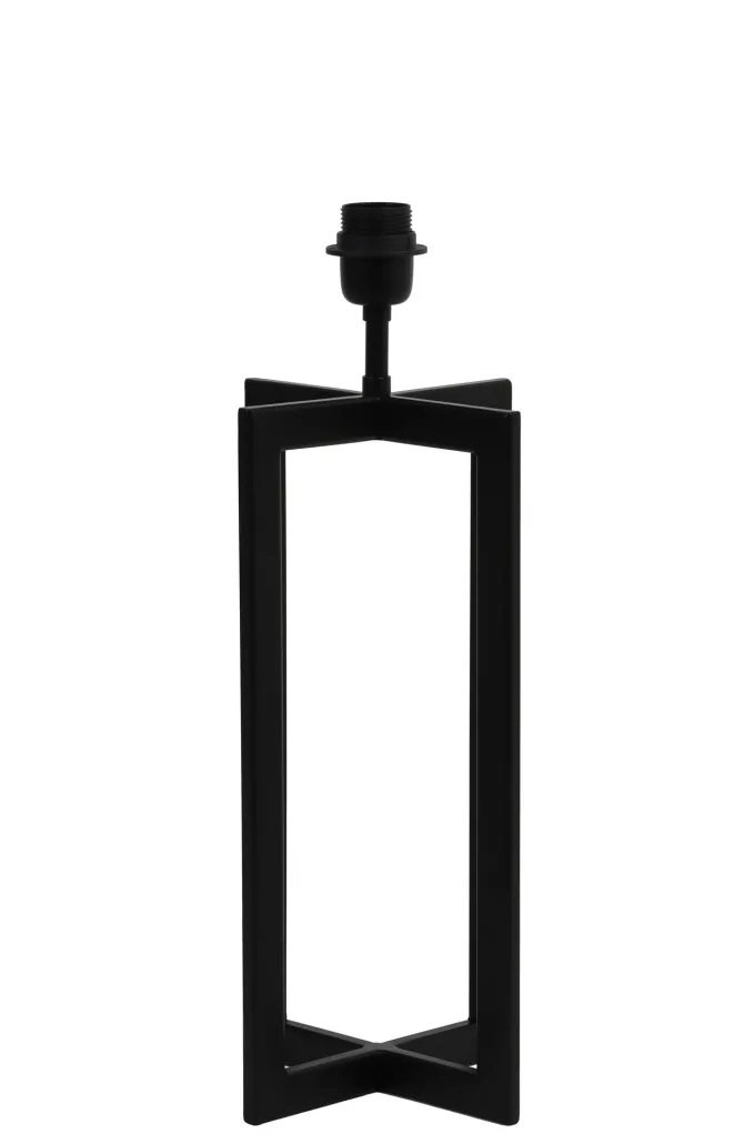 Light en Living Lampvoet 21x21x46 cm MACE mat zwart