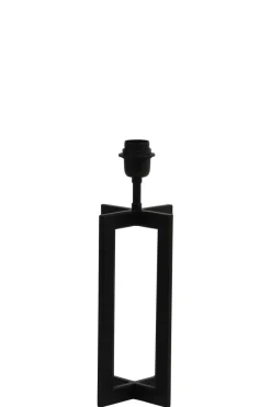 Light en Living Lampvoet 15x15x35 cm MACE mat zwart