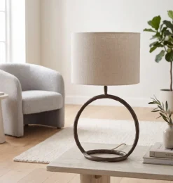 Light en Living Lampvoet 29,5x13x29 cm ELIORO mat bruin-brons