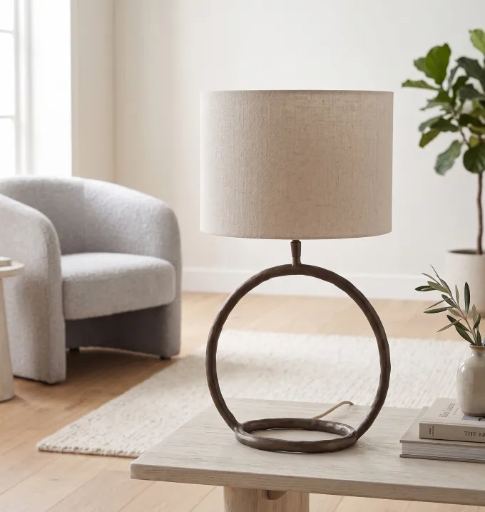 Light en Living Lampvoet 29,5x13x29 cm ELIORO mat bruin-brons