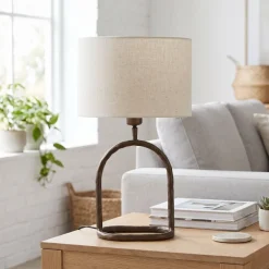 Light en Living Lampvoet 20,5x12,5x29 cm ELIORA mat bruin-brons
