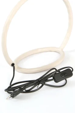 Light en Living Lampvoet 29,5x13x29 cm ELIORO mat creme