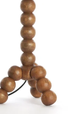 Light en Living Lampvoet 20x20x50 cm VEGLIO hout olie bruin