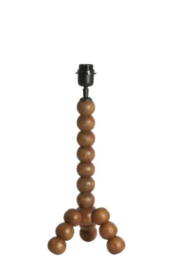 Light en Living Lampvoet 20x20x40 cm VEGLIO hout olie bruin